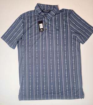 TravisMathew Local Treasure Polo in Mood Indigo Vintage